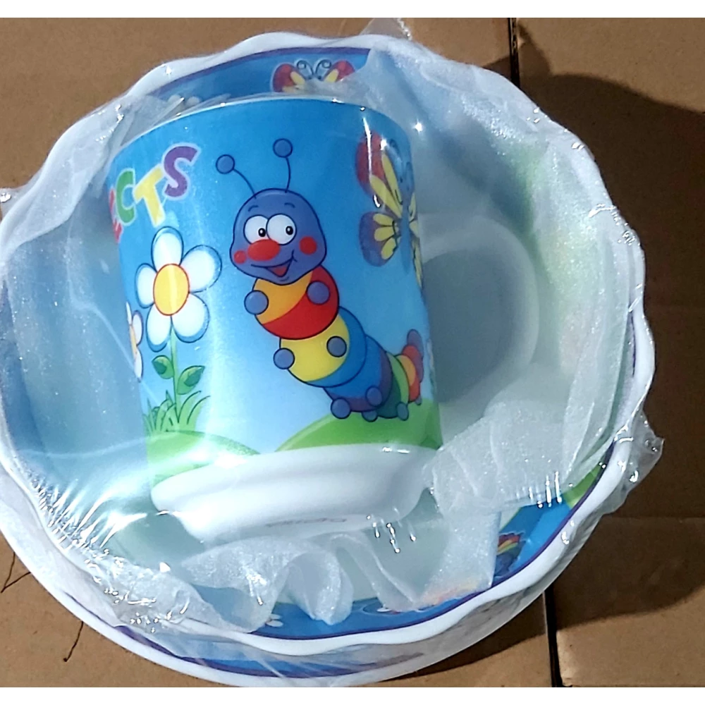 Набір посуду дитячий Комахи Vittora 3пр. VТ-405L