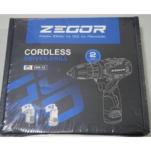 Изображение товара -  Шуруповерт акумуляторний 12V ZEGOR СDА-12 (2 АКБ + зарядка)