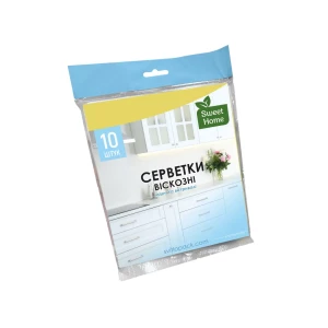 Изображение товара -  Серветки віскозні, 10 шт. “Sweet Home“