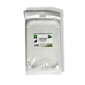 Изображение товара -  Тарілки гастрономічні паперові, 6 шт. ЕКО . “Sweet Home“