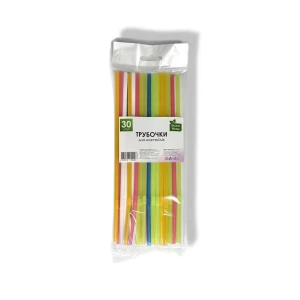 Изображение товара -  Трубочки для коктейлів, 30 шт. “Sweet Home“