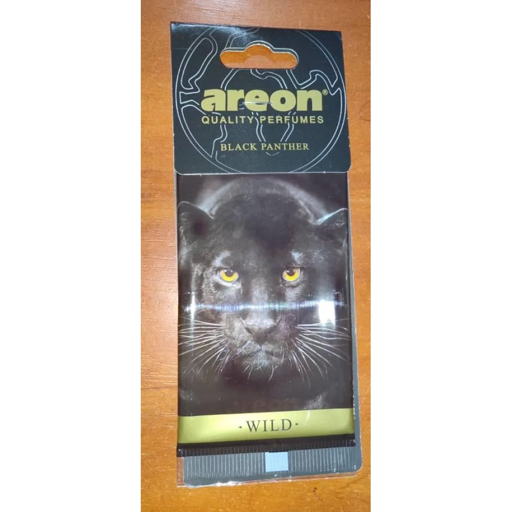 Ароматизатор Wild Картонна підвіска Чорна пантера (Black Panther) (Areon)
