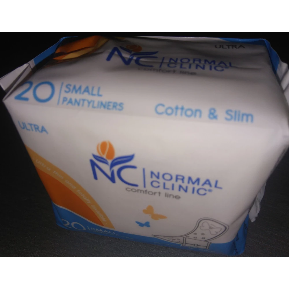 NormalClinic  щоденні гіг. прокладки -ultra Comfort -cotton&slim - в індивід. пакуванні, 150 мм/уп20