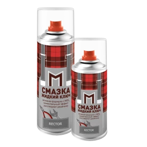 Изображение товара -  Мастило проникаюче з перетворювачем іржі “Рідкий ключ“ в анр. упак. 100 мл. Rector