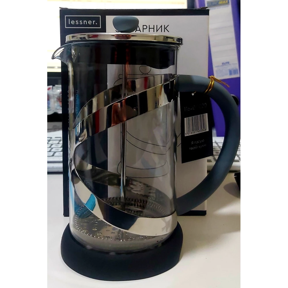 Lessner. Заварник френч-прес 1л 11640-1000