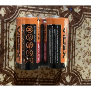 Изображение товара - Батарейка Videx оранж R-14 уп.24 шт.