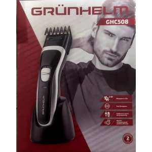 Изображение товара -  Машинка для стрижки акумуляторна GRUNHELM GHC508 3BT 5 рівн.регул. довжин,срідно-чорна