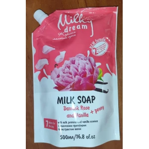 Изображение товара -  Milky Dream р/м дой-пак “Дамська троянда і ваніль“ 500 мл