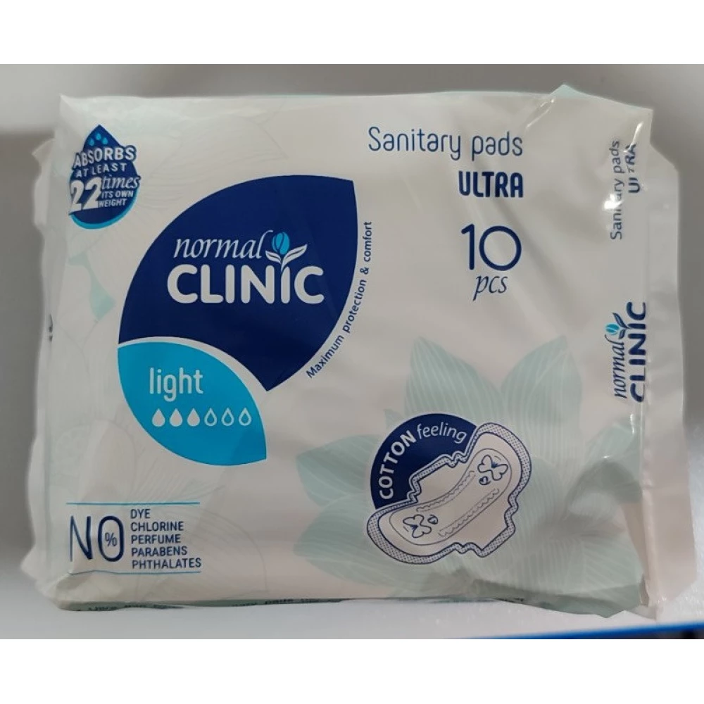 Normal CLINIC прокл д/крит днів - ultra - cotton feeling - 3 краплі, 220 мм/уп=10 (NCF12В)