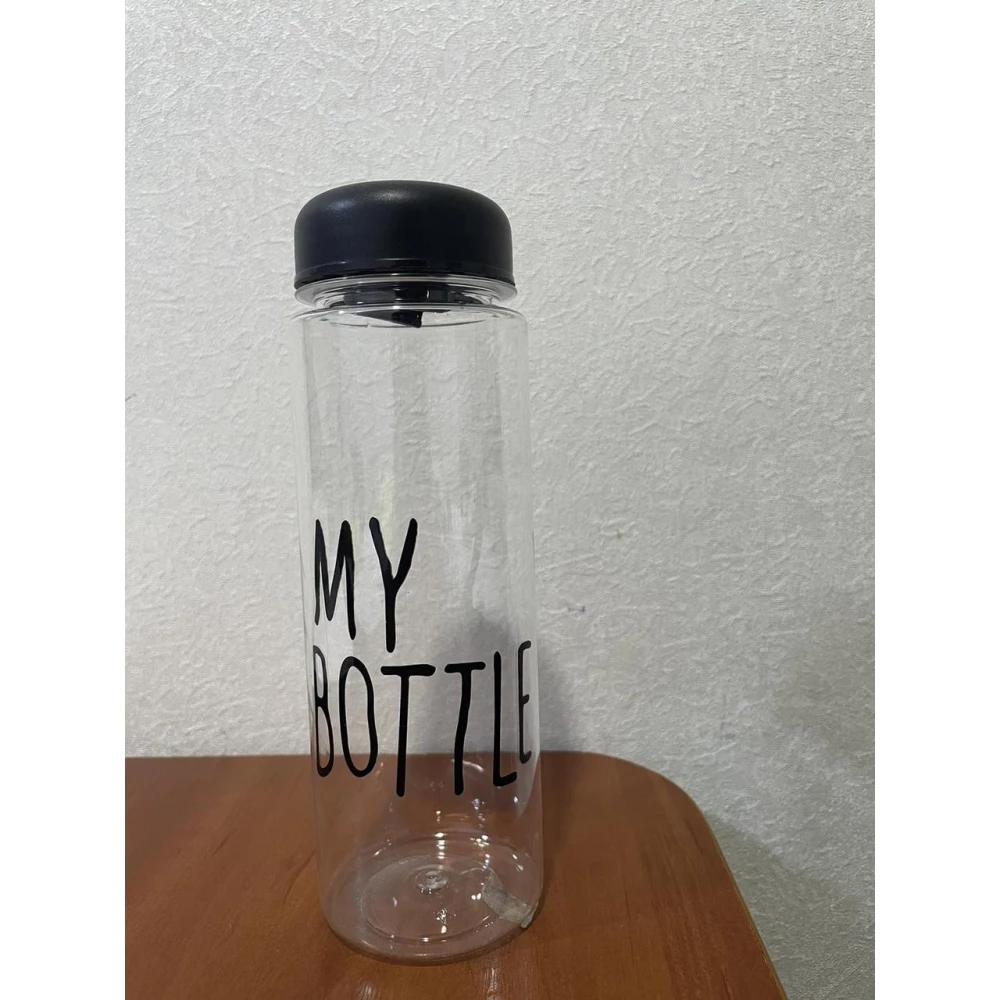Пляшка для води “My Bottle“ 500 мл прозора, кольорова крихітка