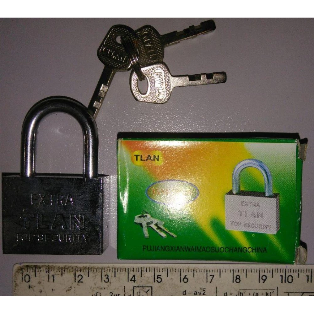 Замок “Extra“ срібний 40мм, уп.-12шт.