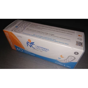 Изображение товара -  NormalClinic  щоденні гіг. прокладки -ultra Comfort - cotton&slim-без інд. пакування,150 мм.DUO/уп40