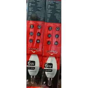 Изображение товара -  Лампа світлодіодна ETRON C37 6W 4200K E14 1-ELP-028