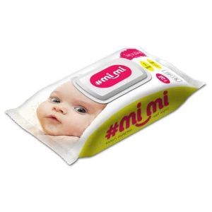 Изображение товара -  Волога серветка “#Мі_Мі“ 78л.  Дитяча +клапан ящ.16шт.