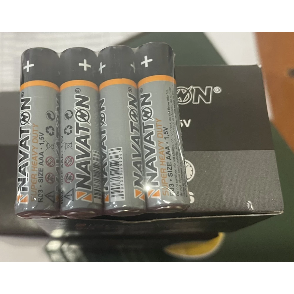Батарейка NAVATON Super Heavy Duty 4AAA-R03P-4S спайка 4 шт.уп,24 шт.